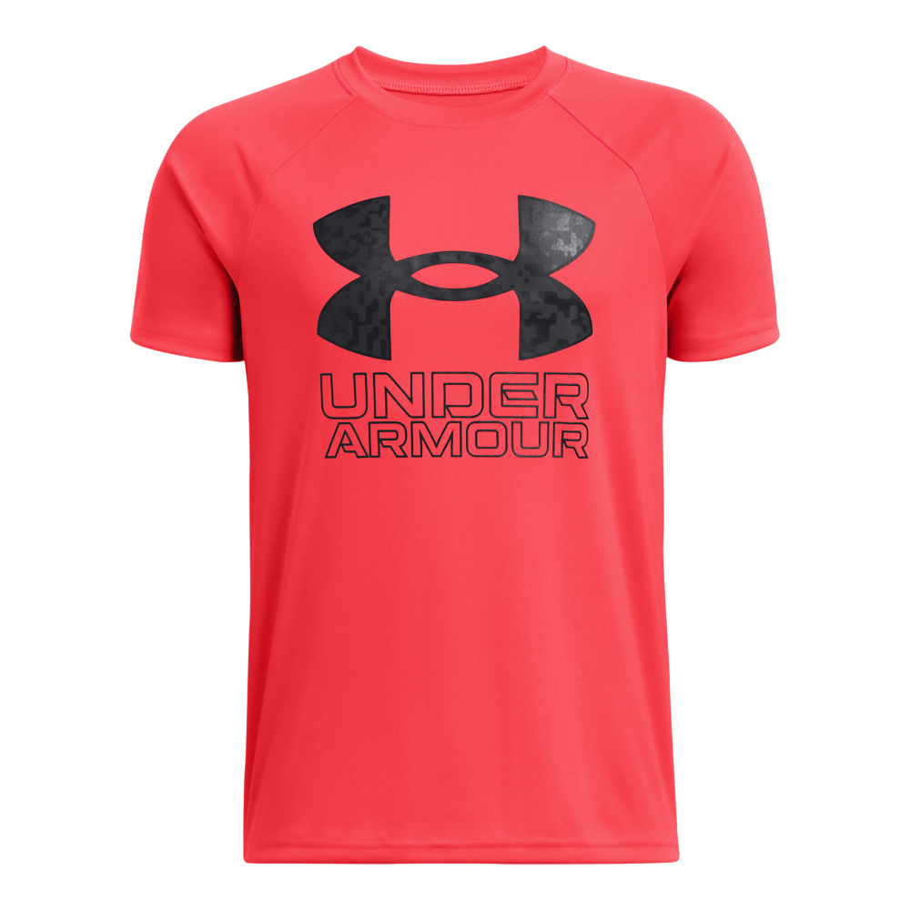 Under Armour Big Boys' Tech Hybrid Print Tee